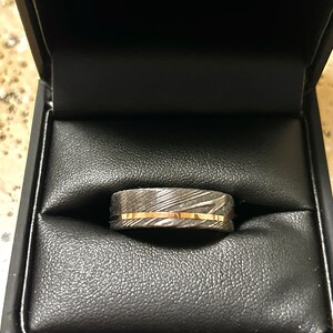 New His and Hers Wedding Band Set Titanium Rings: - Etsy