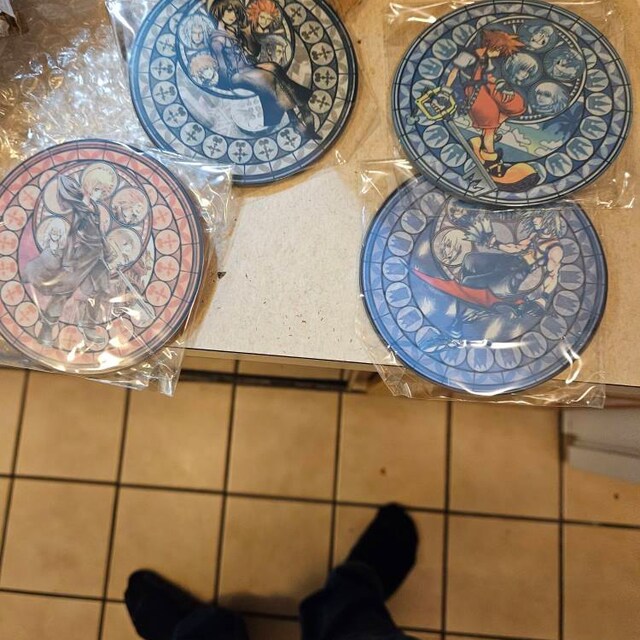 Kingdom Hearts Coasters - Tempered Glass Coasters - Gamer Gifts