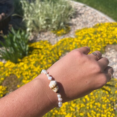 Sunrise Shell Necklace Yellow Cone Shells - Etsy