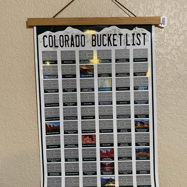 Colorado Bucket List Colorado Scratch Off Poster Colorado Colorado Bucket List Colorado Scratch Off Poster Colorado
