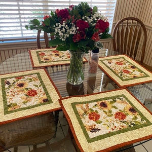 Table Topper Centerpiece Decor Reversible Table Mat | Etsy