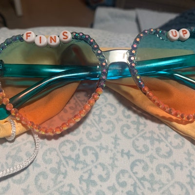 Mardi Gras Purple and Gold Sunglasses main image 1