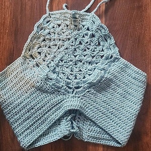 Crochet Halter Top Pattern/crochet Bralette Written Pattern