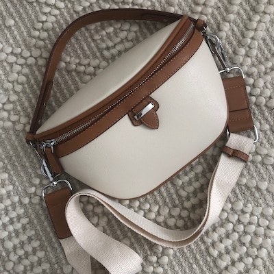 PU Leather Belt Bag,woman Chest Pack, Minimalist Vegan Leather Belt Bag ...