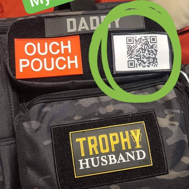 Rick Roll QR Code Funny Morale Patch 2x3 Tactical Military USA