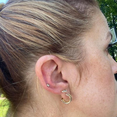 Hoop Nose Jewelry Gold Hinged Segment Nose Ring Clicker - 20G To - Foto 5