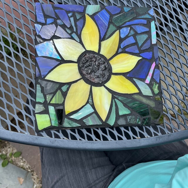8x8 Sunflower Mosaic Kit - Etsy