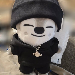 Wolfchan Black Outfit, Bang Chan Hoodie Set, 20cm Doll Wolfchan Black Outfit, Bang Chan Hoodie Set, 20cm Doll