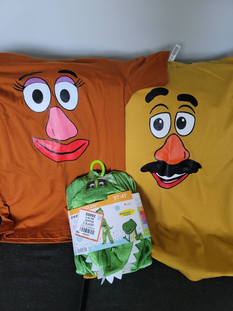 Mr Potato And Mrs Potato Head Shirts, Cute Thanksgiving Halloween Fall Family Couple Matching Tee Shirt