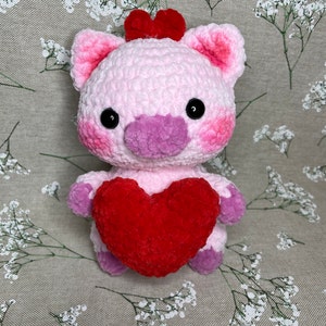 Crochet Pattern Susu the Valentine Pig - Etsy