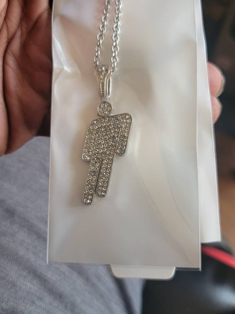 Billie Eilish inspiré colliers Blohsh en alliage de Zinc Pop Star chaîne pendentif bijoux