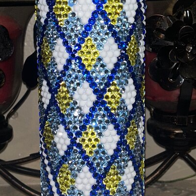 20oz 20ss Ombre Triple Color Rhinestone Tumbler Pattern, PNG Rhinestone ...