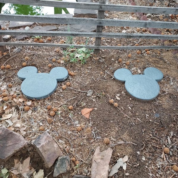 Medium Size Mickey Mouse Head Hammered Pewter,hammered Copper or ...