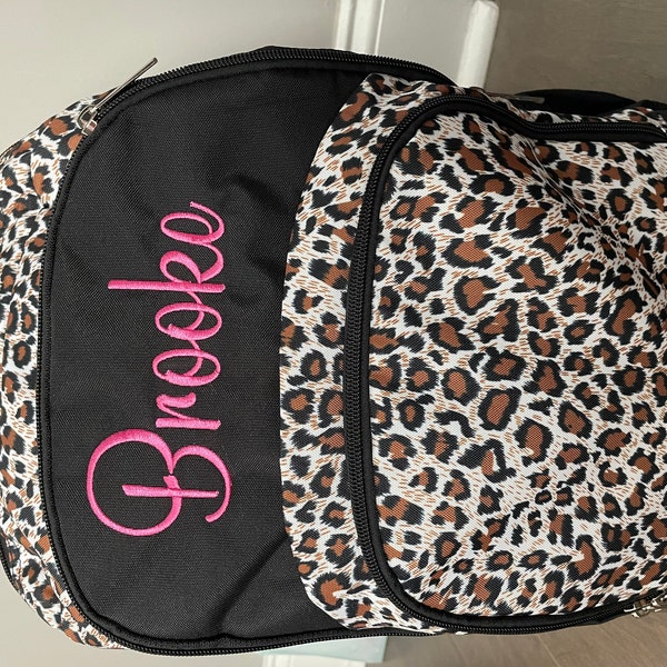 Leopard Backpack and Lunch Box Set - Etsy