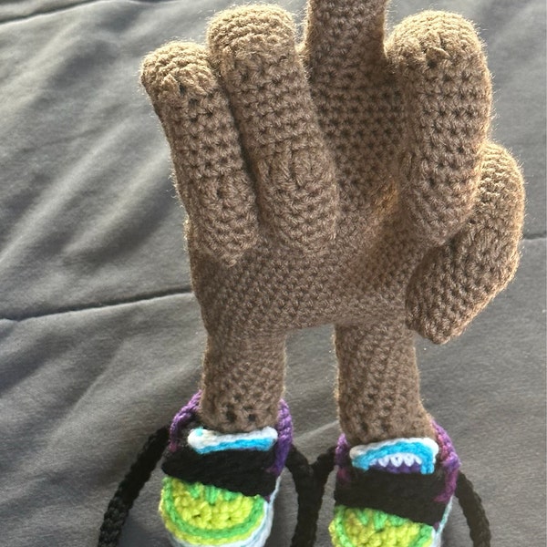 A Novelty Crochet Hand PDF Pattern With Moveable Fingers - Etsy