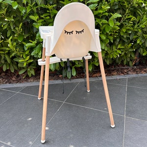 Repose-pieds Réglable Pour Chaise Haute Bébé - Compatible IKEA Antilop, Blanc, Installation Facile Et Sécurisée