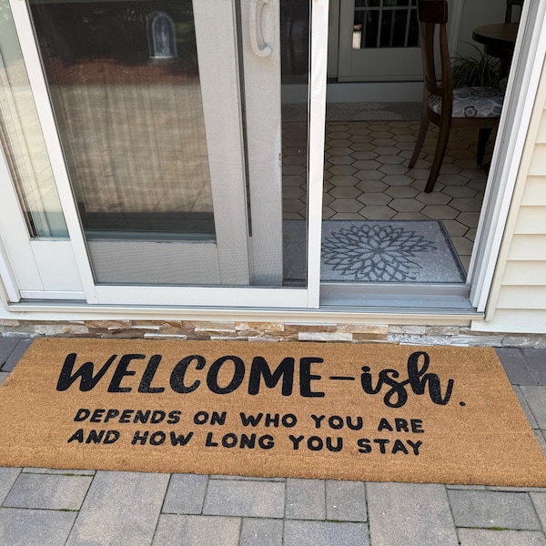 Custom 24 X 72 Inch Doormat, Extra Large Doormat,x-large Doormat,double ...