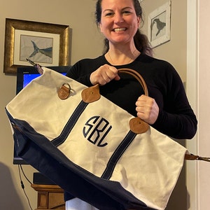 the monogrammed duffle – a lonestar state of southern