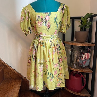 Sewing Pattern Puffy Sleeve Dress, Babydoll Dress Digital PDF File ...