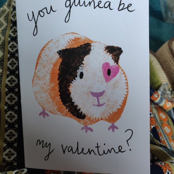Funny Guinea Pig Valentine's Day Card: Pun Card for Boyfriend ...