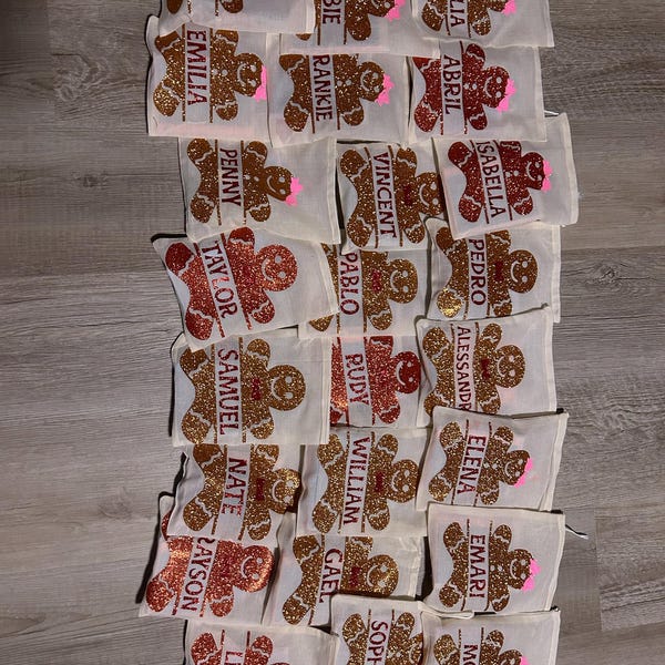 Gingerbread Man Split Monogram, Gingerbread Girl Split Monogram ...