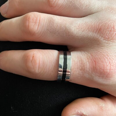 Bague Anti-Stress Rotative 8 Mm – Spinner Avec Chiffres Romains En Acier Inoxydable, Idéale Pour Soulager L’Anxiété Homme & Femme