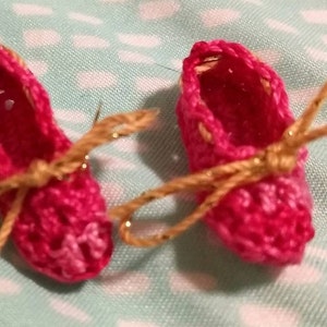 Crochet barbie shoes hot sale