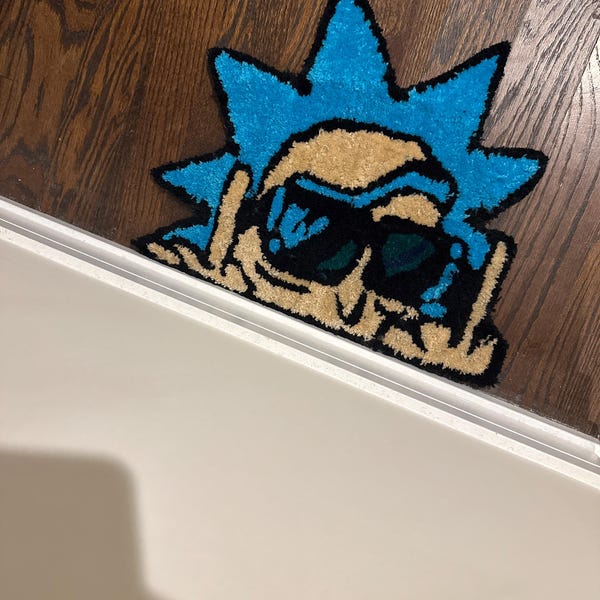 Keep off Rug, Tufted Rug, Black Keep Off,fan Carpet, Area Rug,designer ...