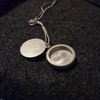 Custom Initial Locket for a Small Picture in Sterling Silver - Etsy