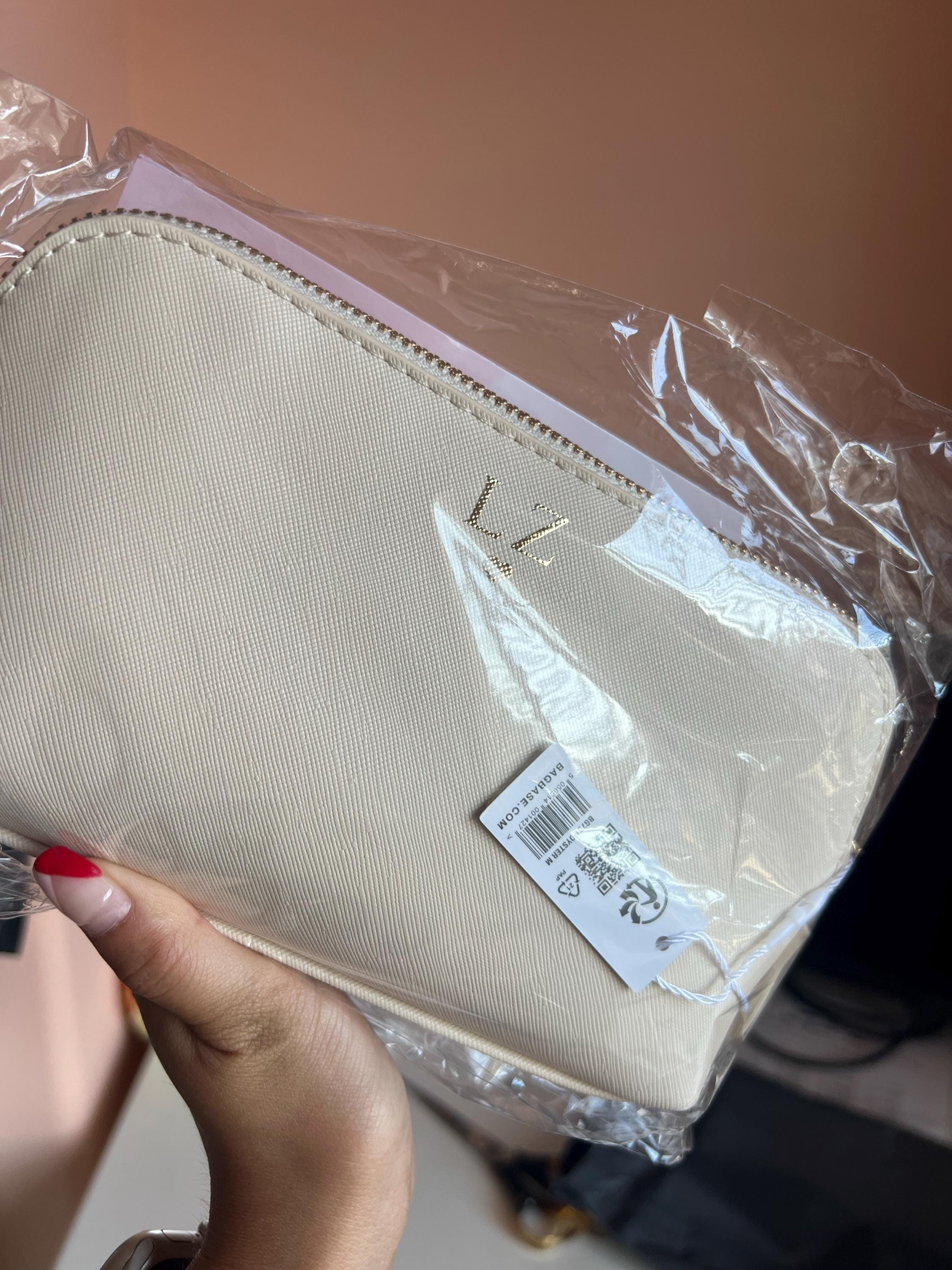 Personalised Monogram Cosmetic Bag, custom makeup bag, bridal party gift, bridesmaid bag, birthday gift for her, birthday gift, toiletry bag