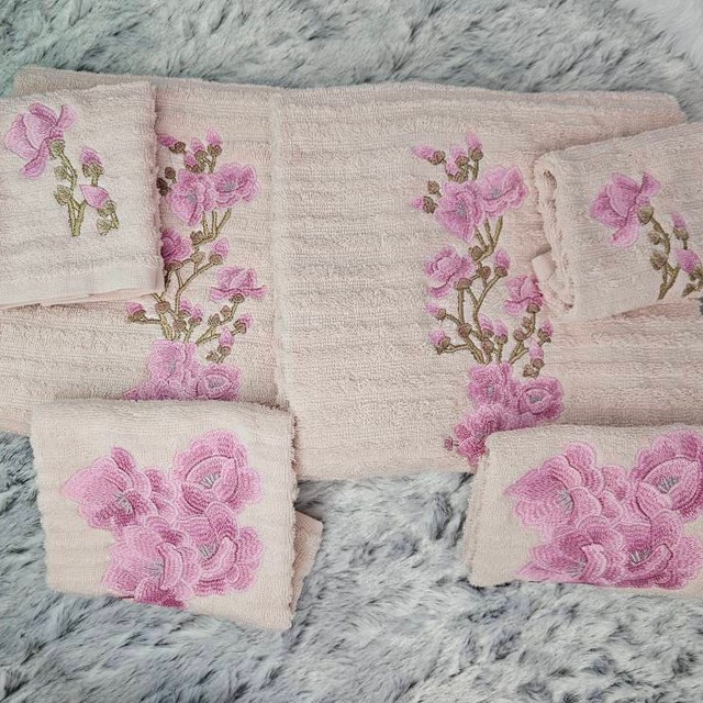 Blooming Sakura Cherry Machine Embroidery Design 5 Sizes to