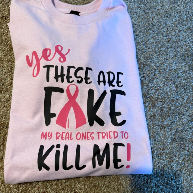 Breast Cancer Survivor SVG: Funny Quote Cut File (digital Download