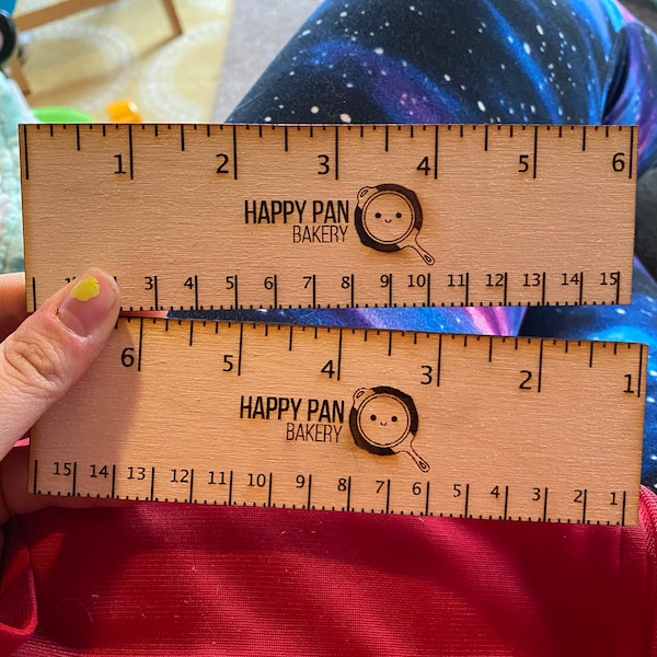 Custom Shop Logo Ruler - Etsy