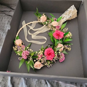 Dream of Flowers Ring Bearer Pillow, Dreamcatcher Ring Holder