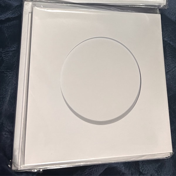 Ten Acrylic Clear Round Plastic Coasters (extra Depth for Craft) - 80mm ...