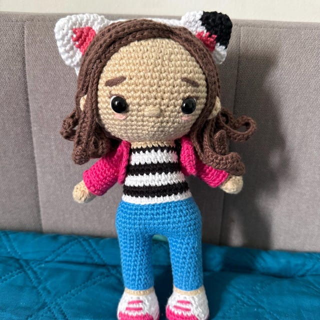 Crochet Doll Amigurumi Pattern Gabby, PDF Pattern, English - Etsy