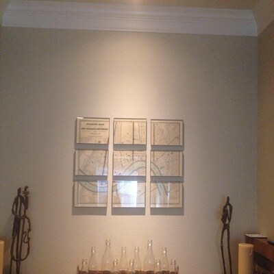 Old New Orleans Map Art Print, 1845, Archival Reproduction, Set of 9 ...