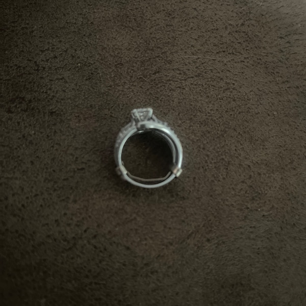 White Gold Filled Womens Ring Guard Adjuster Creates A Custom Fit - Etsy