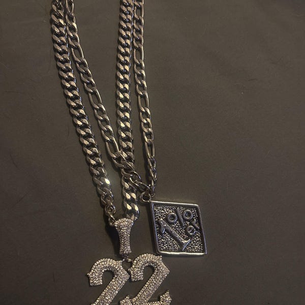 Custom 2-tone Name Plate Necklace Rope Chain,iced Out Diamond Name ...