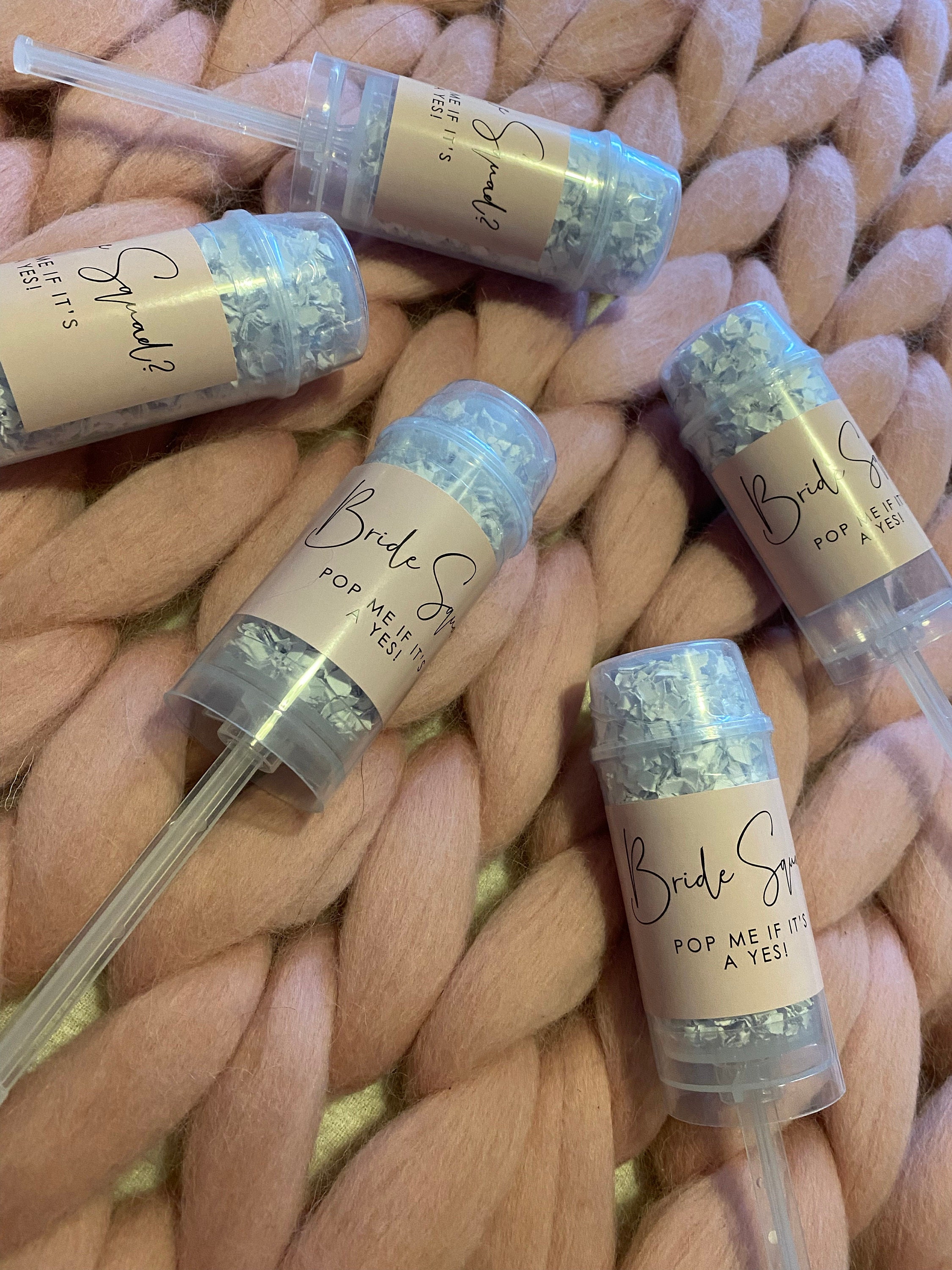 Wedding Confetti Poppers Bulk Wedding Favor Confetti Push Pop