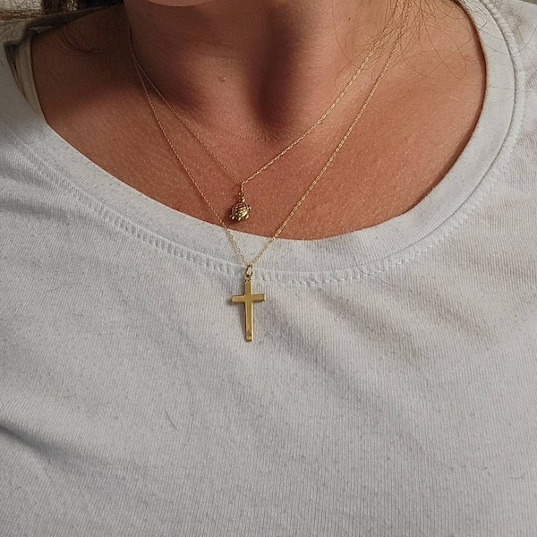 0.6mm Open Dainty Twisted Rope Chain Necklace Real Solid 10K Yellow ...