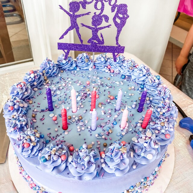 Décoration De Gâteau Personnalisée En Acrylique à Paillettes