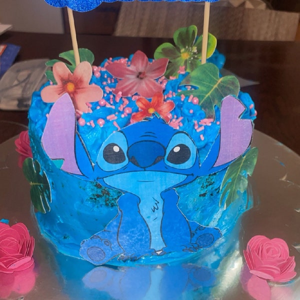 Stitch Cupcake Toppers, Lilo and Stitch, Stitch Party Download, Instant ...
