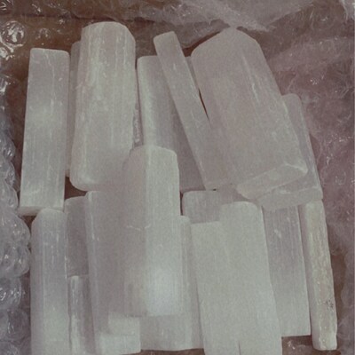 Morocco Selenite Tiny Sticks &ndash; Bulk Natural Small Wands For