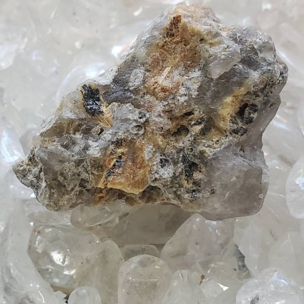 Golden Rutilated Quartz - Raw Rutilated Quartz Crystal - Rough Golden ...