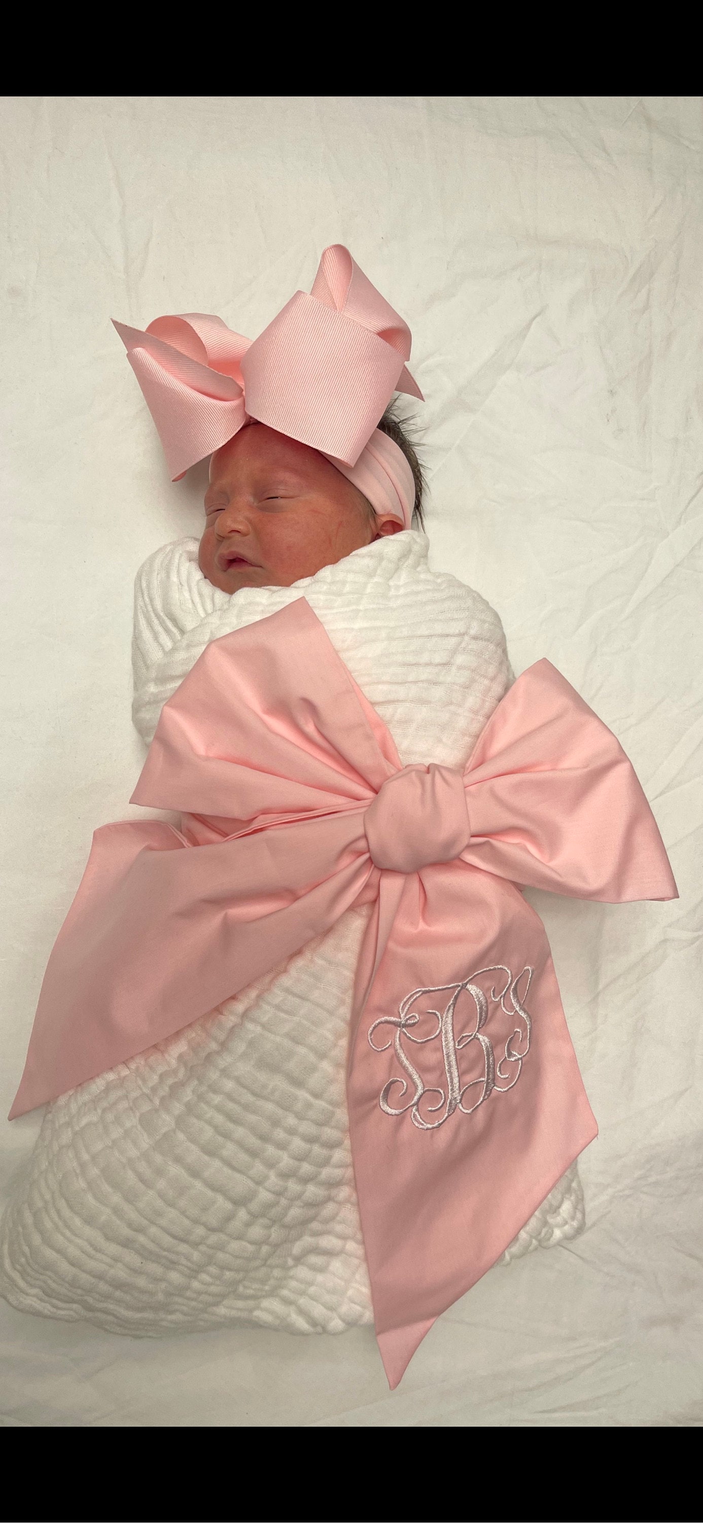 Infant Baby Swaddle Bow