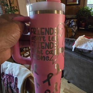 Breast Cancer Awareness Stanley Tumbler - Limited Edition Pink Ribbon  Stanley Quencher - Etsy