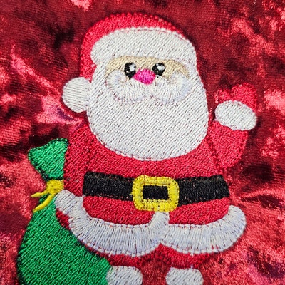Christmas Santa Claus Face Machine Embroidery Applique CH0163 - Etsy