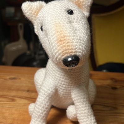 Bull Terrier Crochet Pattern, Crochet Dog Pattern, Amigurumi Bull ...