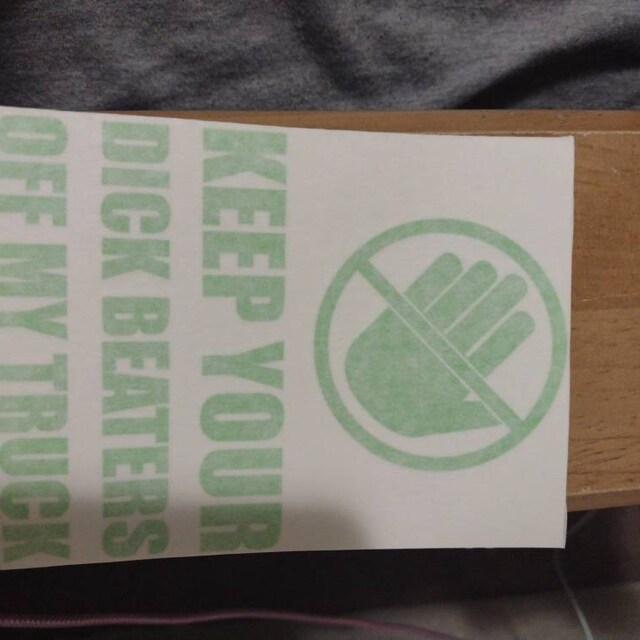Keep Your Dick Beaters Off My Truck Funny Bumper Sticker Vinyl Decal Diesel - Foto 7